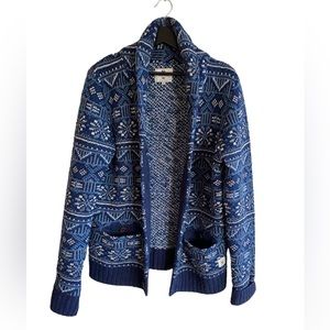 Bellfield Button Up Sweater Size M